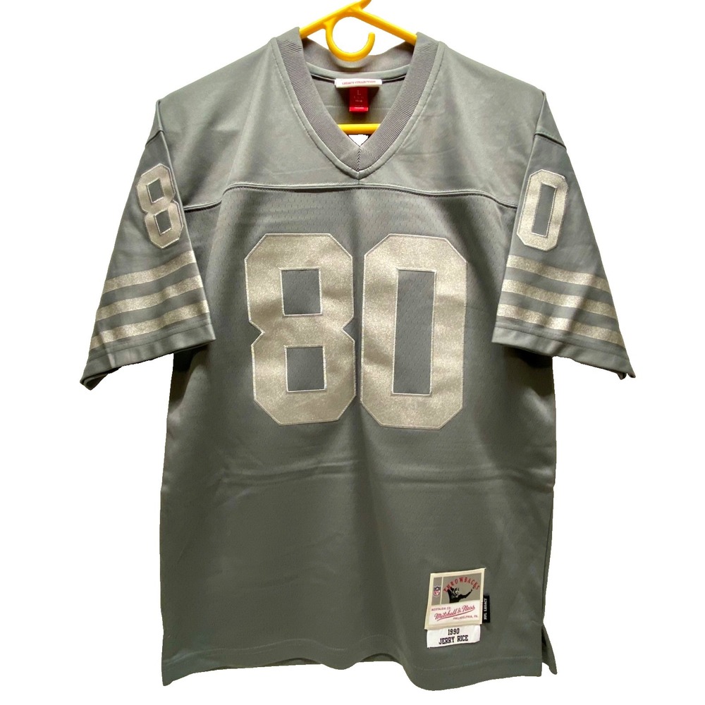 Jerry Rice 49ERS Jersey #80 Youth Large 1990 Retired Player‎ NFL Mitchell & Ness